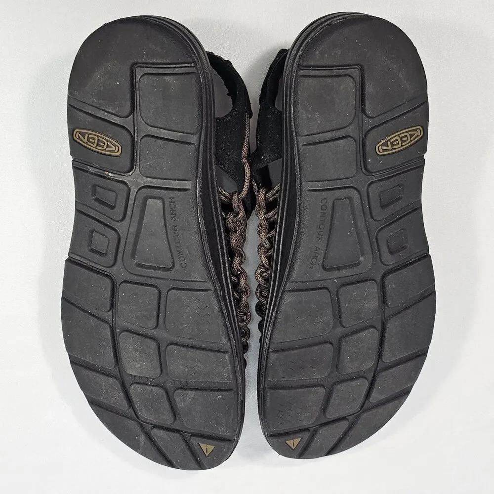 KEEN Uneek Cord Sandal Open Air Sneaker Men US 8.5 EU 41 Brown Bungee 1023053